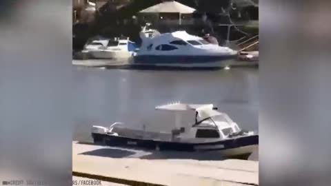 IDIOTS DRIVING BOATS CAUGHT ON CAMERA Part 5