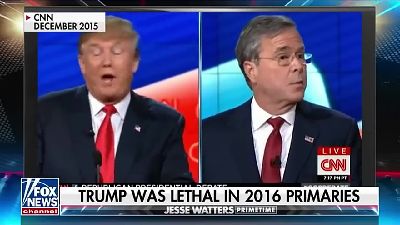 Trump shows how he brutal n the debate stage