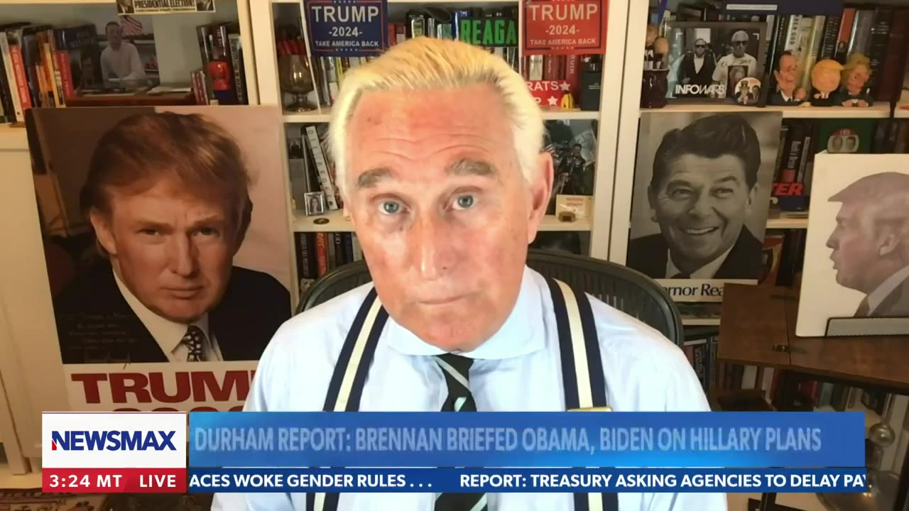 Roger Stone reacts to being namedropped on MSNBC by Peter Strzok