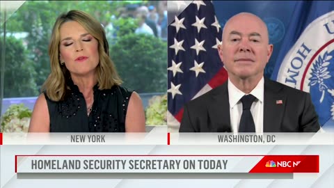 Savannah Guthrie To Mayorkas: "You've Had Two Years...Why Do We Have This Chaos And Confusion?"