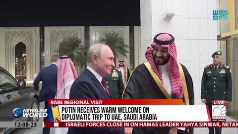 Putin receives warm welcome on diplomatic trip to UAE, Saudi Arabia