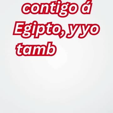"Yo descenderé contigo a Egipto" Génesis 46:4#shorts #youtubeshorts #ytshorts #youtube #shortvideo