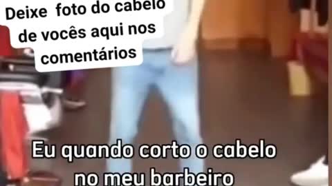 Meu barbeiro é foda