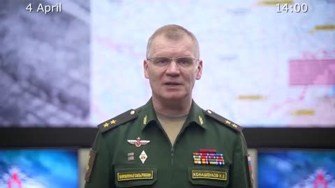 Russian Defence Ministry report on the progress of the special military operation