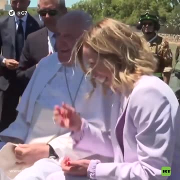 Por primera vez, el papa Francisco asiste a la cumbre del G7...🤨🤨🤨