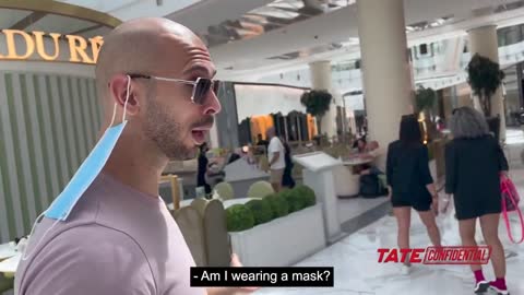 A Mask Saved Andrew Tate's Life More Than Once