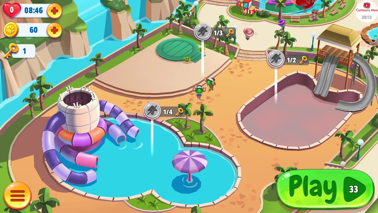 Talking Tom Pool 2017 Octo-Pool Gameplay Level 14 - 32 Complete_ Cartoons Mee