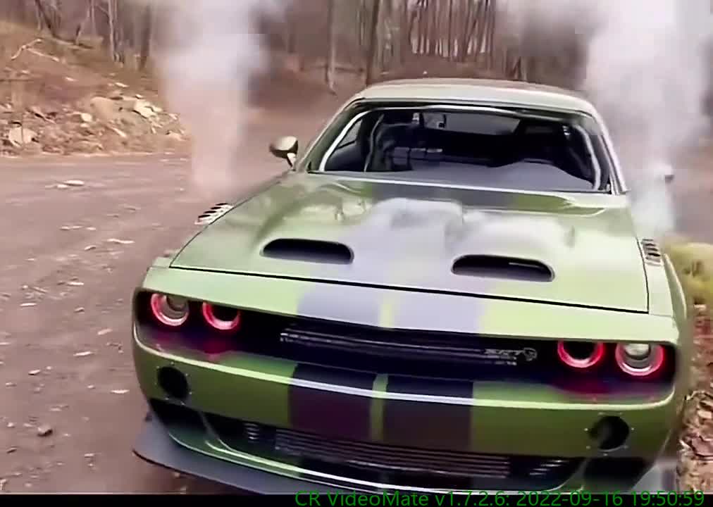 Automobile hood refitted exhaust port