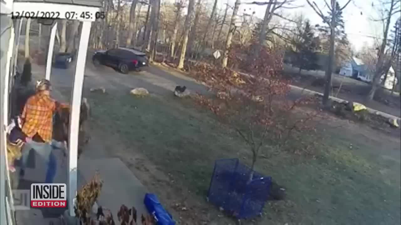 Dad Saves His Daughter From Coyote Attack