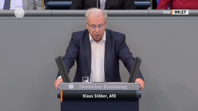 Klaus Stöber Rede vom 30.09.2022 - Temporäre Umsatzsteuersatzsenkung auf Gaslieferungen