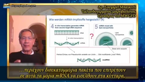 Δρ. Σουχαρίτ Μπαγκντί: Τα εμβόλια εγχέονται με ένα ξένο γονίδιο που θα οδηγήσει στην αυτοκαταστροφή.