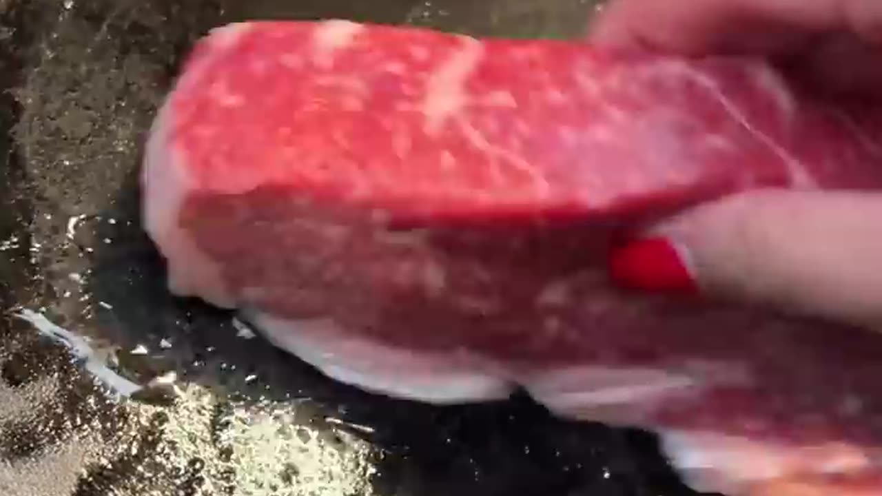 cooking steak