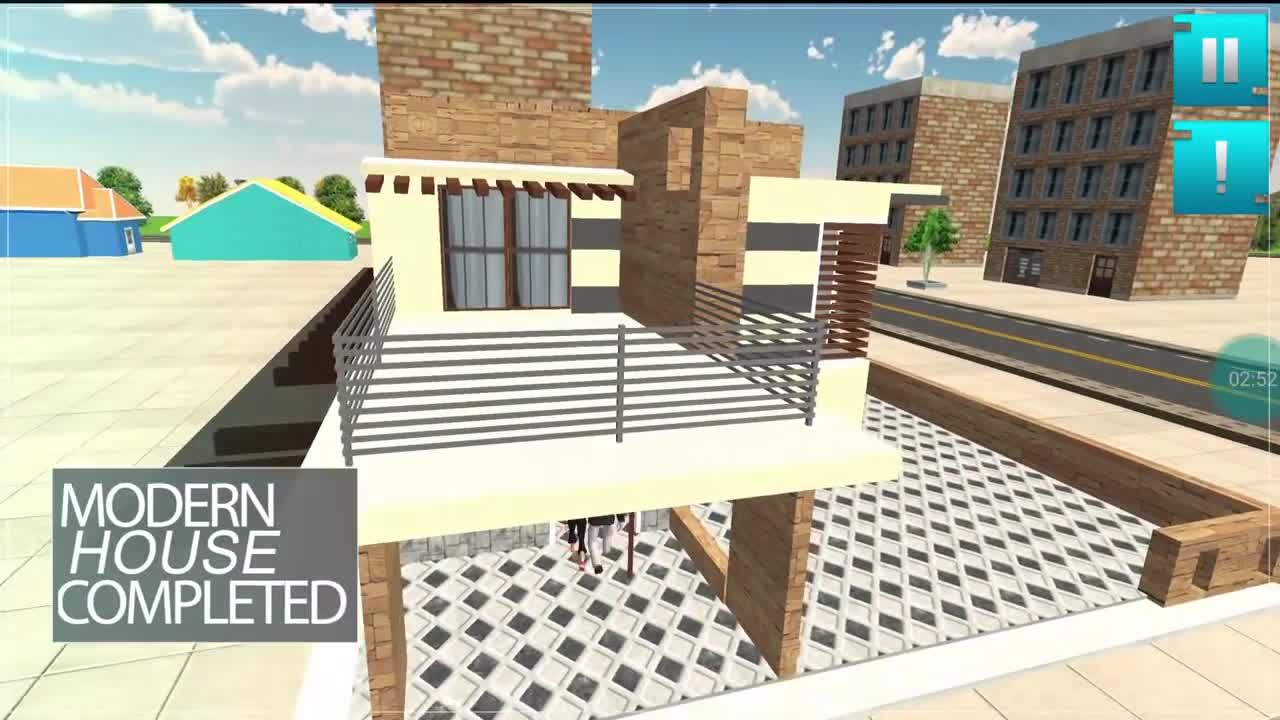 Modern Home Construction 3D