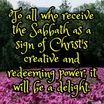 Happy Sabbath
