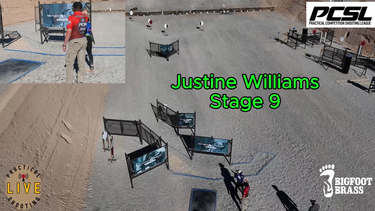 PCSL 2-Gun Nationals: Justine Williams, Stage 9