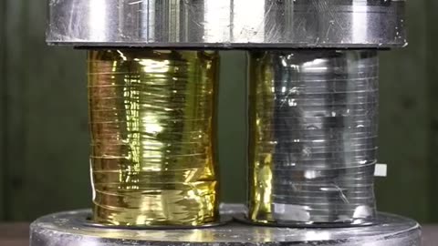 You didn't expect this! String vs. Hydraulic Press #hydraulicpress #satisfying #boom