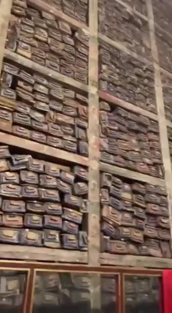 Ancient library of Tibet