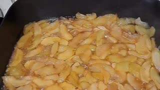 Fried apples