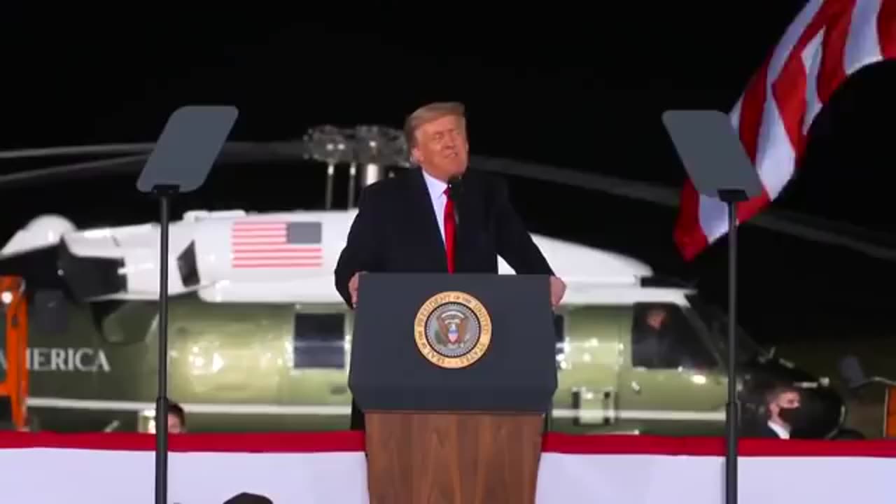 President Donald Trump: To continue our mission of America First, get out and VOTE tomorrow!