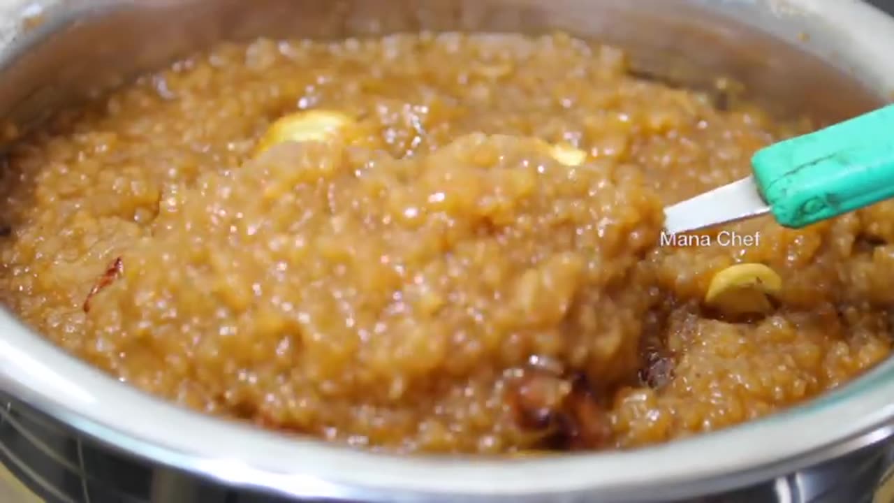 Temple Style Sweet Pongal Recipe Telugu దేవాలయాల స్టైల్ చక్కర పొంగలి అద్భుతమైన రుచి