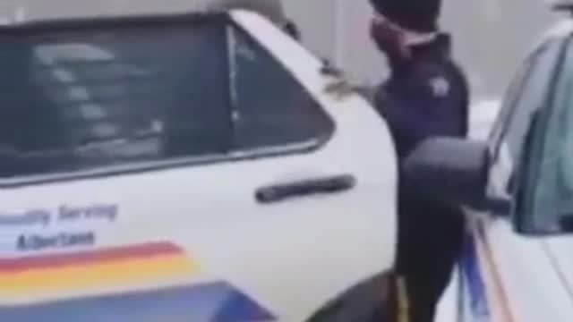 Canadian arrested for waving a flag