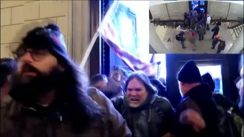 Jan. 6th, 2021—Capitol doors being opened on cue from the inside**