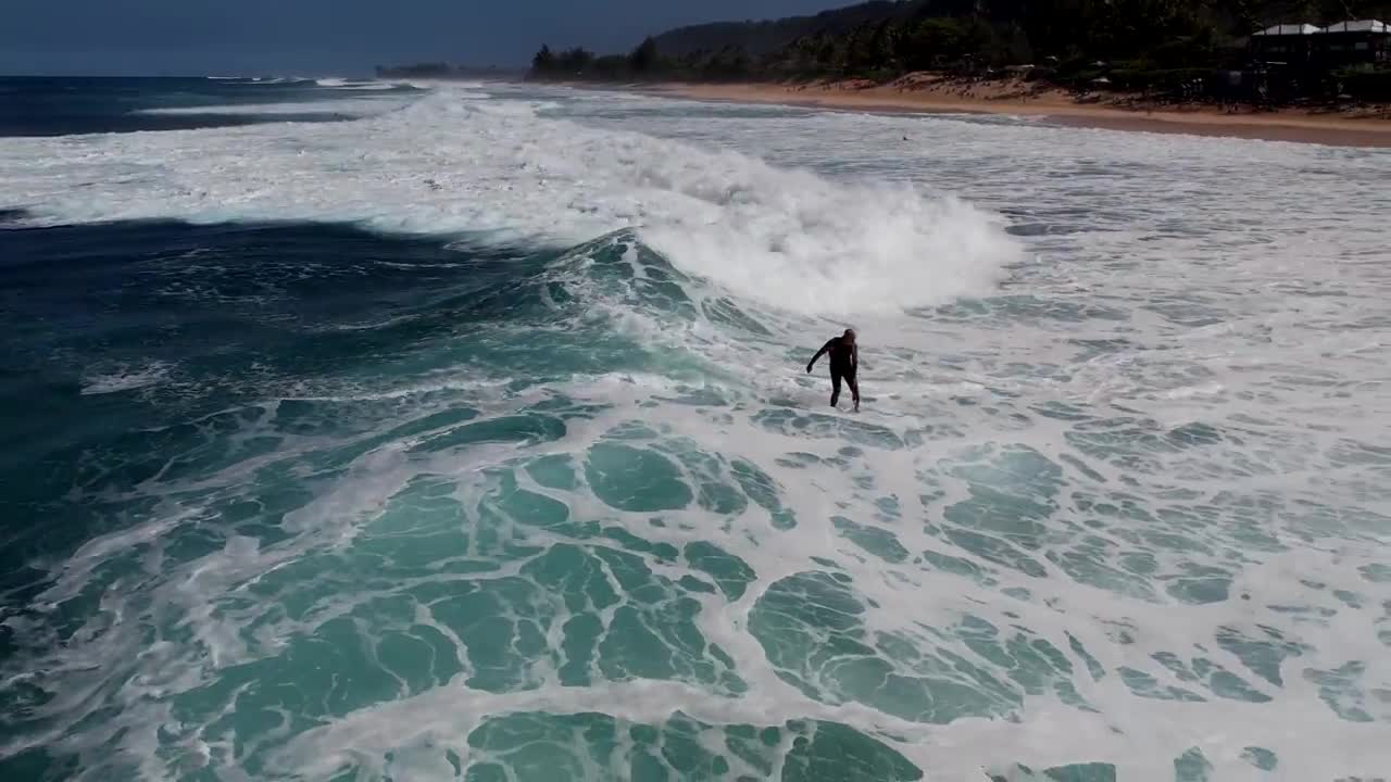 64 Year Old Mike Ho Insane Backdoor Wave at Pipeline - February 4th, 2022