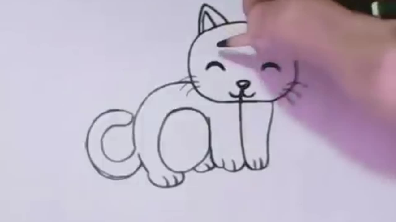 Drawing cat