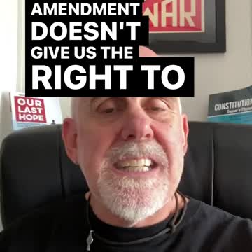 The Second Amendment is not your gun permit. You are.