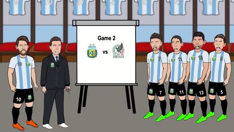 Argentina's first 2 matches in the world cup