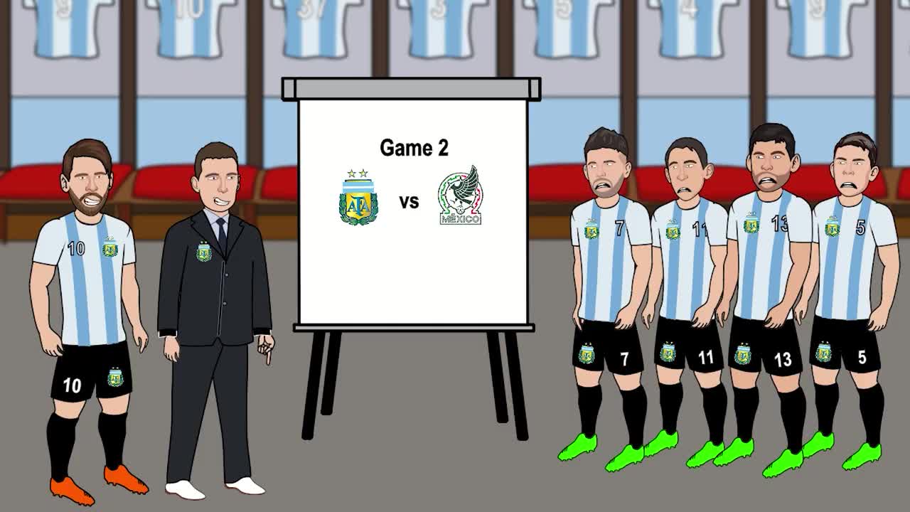 Argentina's first 2 matches in the world cup