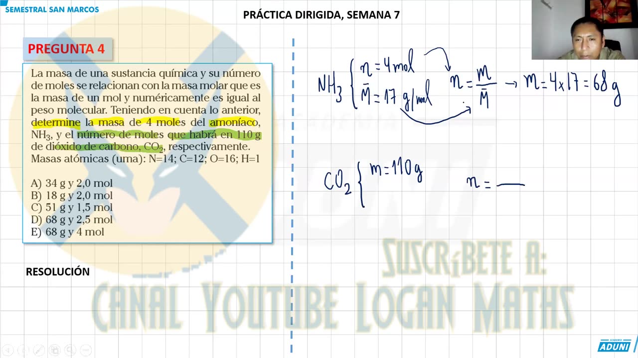 SEMESTRAL ADUNI 2023 | Semana 07 | Aritmética | Trigonometría | Química