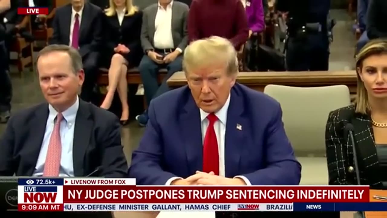 Trump's sentencing canceled indefinitely, Judge grants request to try dismissal