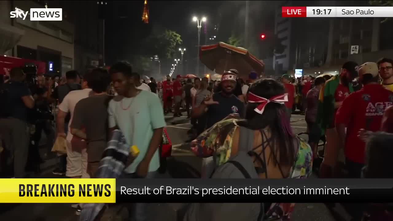 Lula supporters jubilant in Sao Paulo as they smell victory