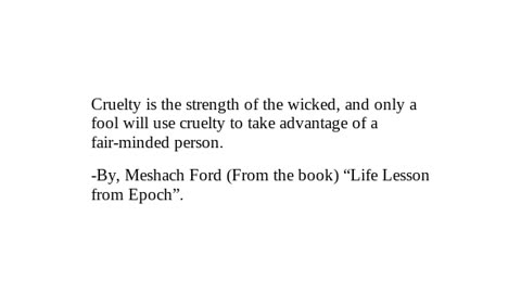 "Life Lesson from Epoch" Checkout Description