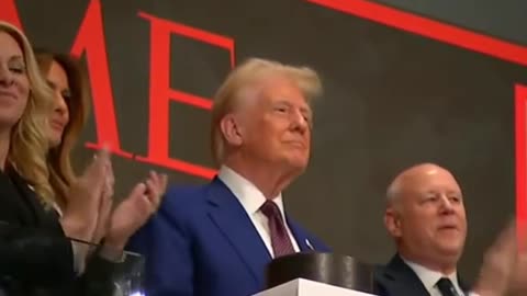 President Trump rings the New York Stock Exchange bell