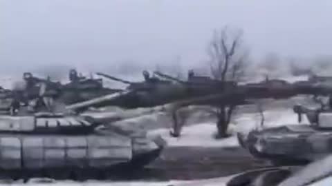 Russian Front on the Ukrainian Border