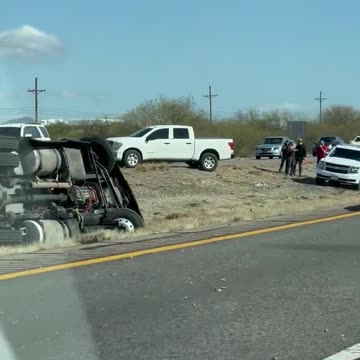 OMG AZ TRUCK CHEMICAL SPILLAGE