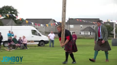 Caber Toss? Crazy European Sport!!