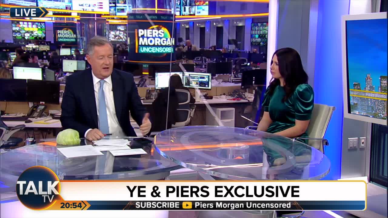 "He's Not The Devil!" Piers Morgan Reacts To Kanye 'Ye' West Interview