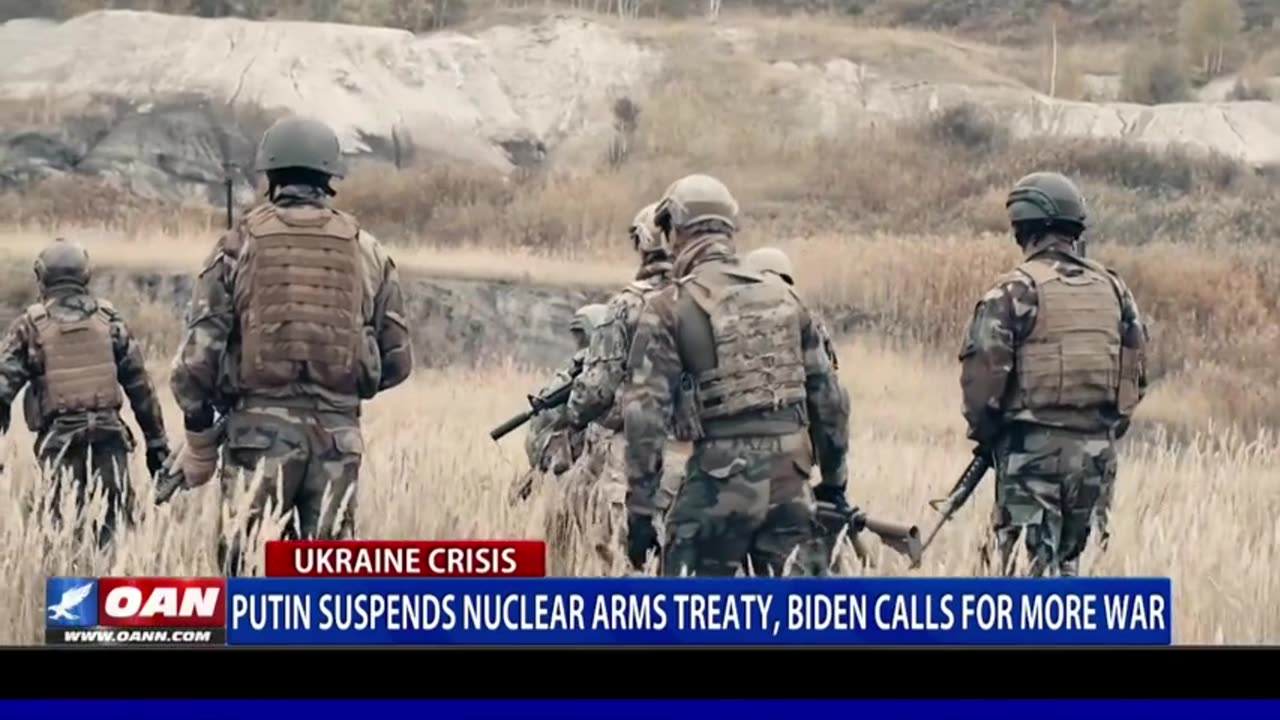 Putin suspends nuclear arms treaty, Biden calls for more war