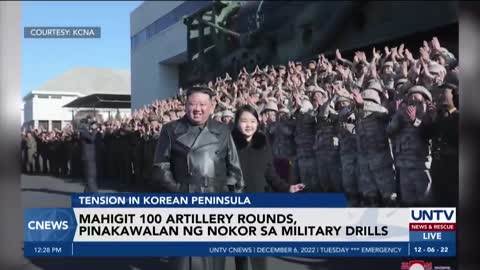 Mahigit 100 artillery rounds, pinakawalan ng North Korea sa isinasagawang military drills