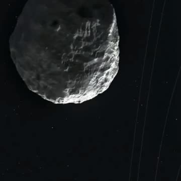 Astroid Revolves in Space