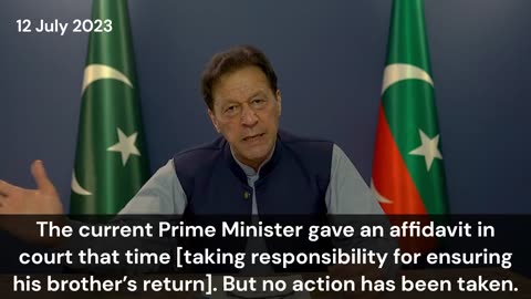 Imran Khan boldly issues a challenge to Nawaz, ‎“Return to Pakistan!