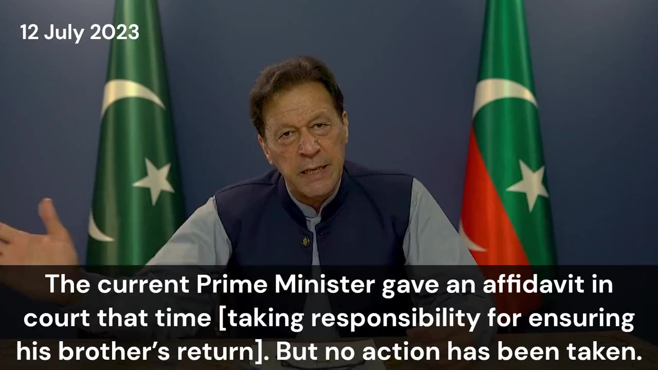 Imran Khan boldly issues a challenge to Nawaz, “Return to Pakistan!