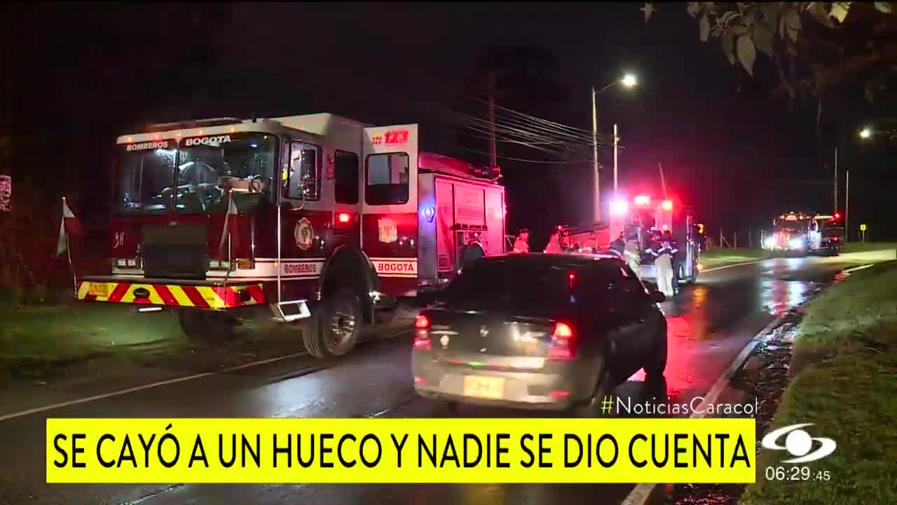 Vigilante cayó a un hueco mientras estaba de guardia y nadie se dio cuenta