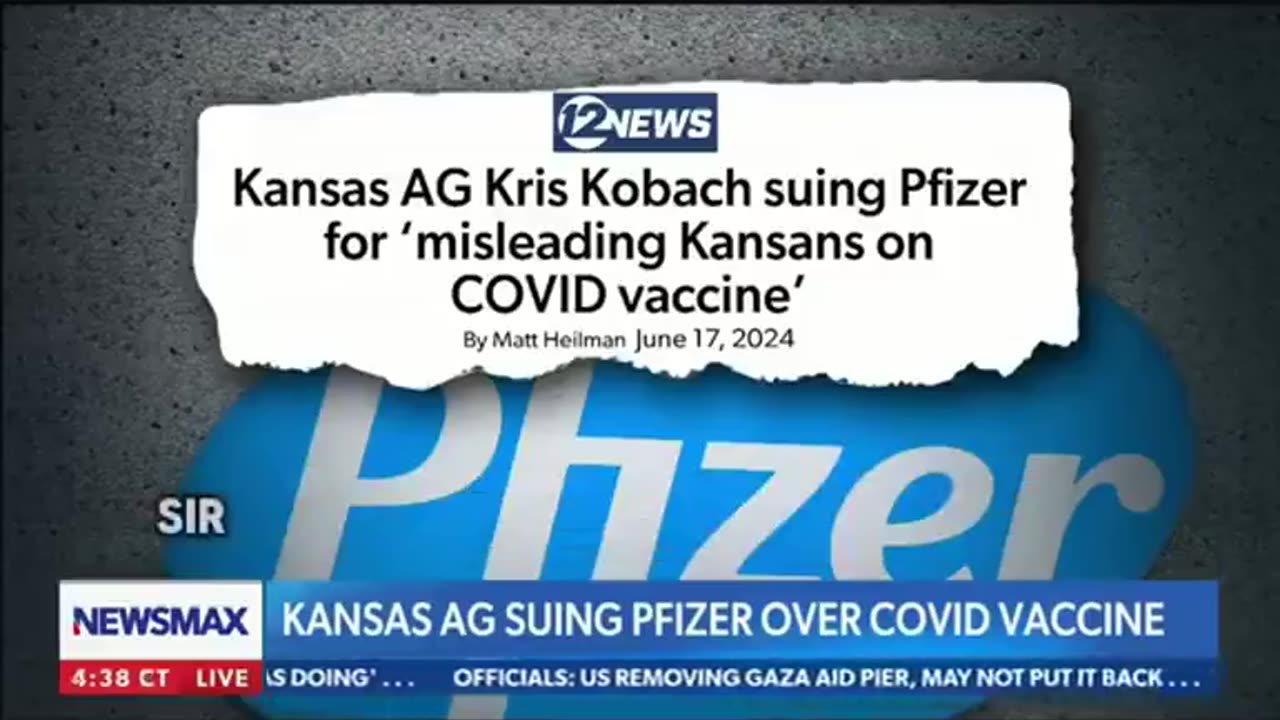 PFIZER IN TROUBLE： Attorney General (Kansas) suing Pfizer, along with 5 other US States 💉☠️💉