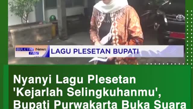 Sing the Plesetan Song "Go After Your Selingkuhan',Bupati Purwakarta Opens Voice