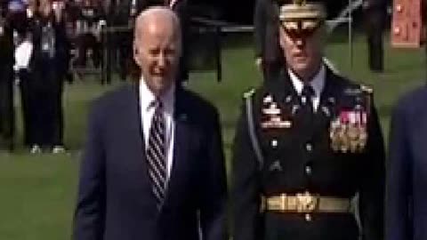 Joe Biden is totally senile - look at this! He could start world war 3 !!!