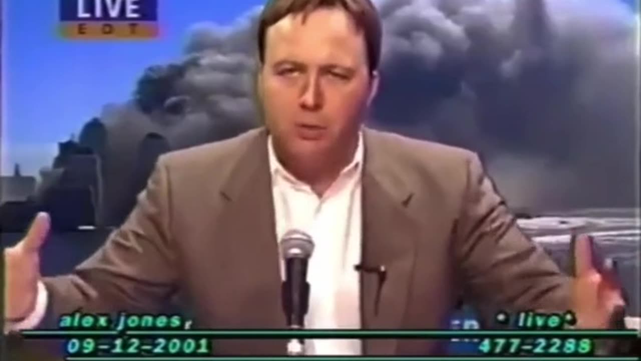 Alex Jones>Day after 9/11>Israeli Mossad Operation? Inside Info?